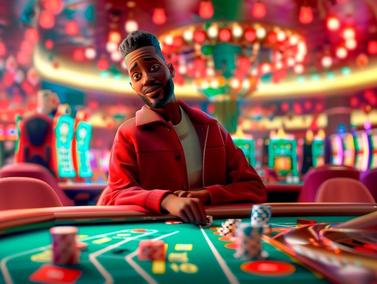 Antarmuka taruhan Lightning Baccarat dengan opsi Banker, Player, Tie